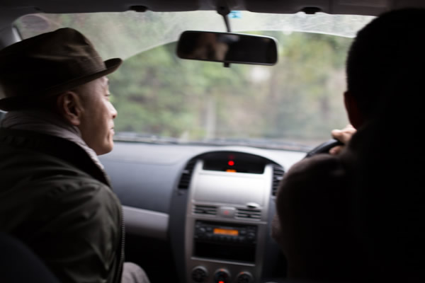 対談当日の花摘みの際のスナップ